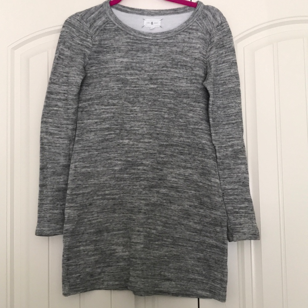 Grey tunic dress